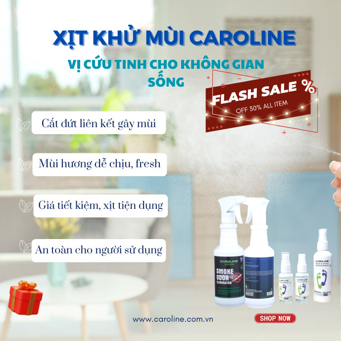 Xịt khử mùi - Công Ty TNHH Sản Xuất Xuất Nhập Khẩu Caroline Việt Nam